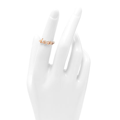 Tiffany 18K Rose Gold Mini Paloma's Graffiti Love Ring 49 5 2 of 5