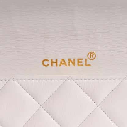Chanel Lambskin Medium Single Flap White 6 of 9