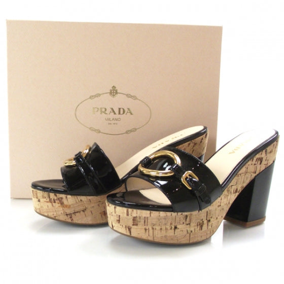 Vernice Cork Platform Heels 37