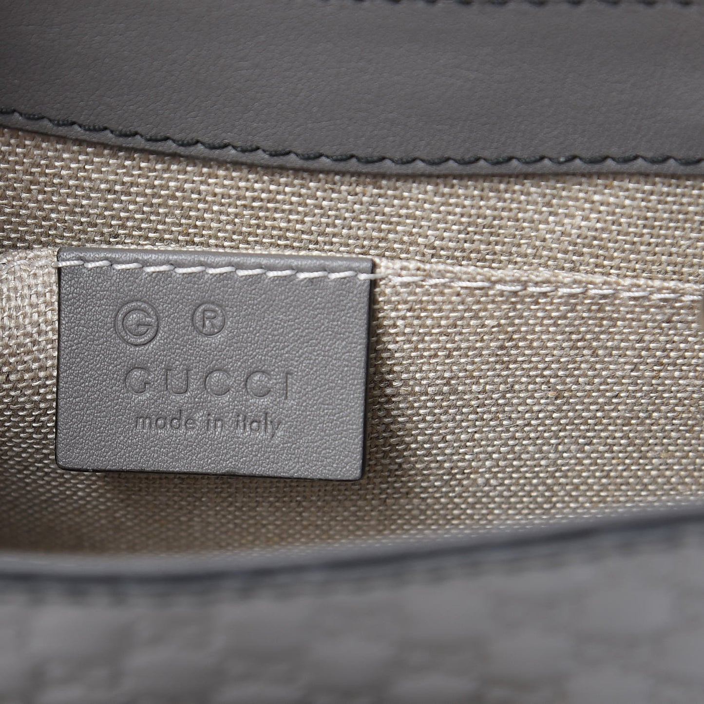 Soft Microguccissima Mini Emily Chain Shoulder Bag Loess