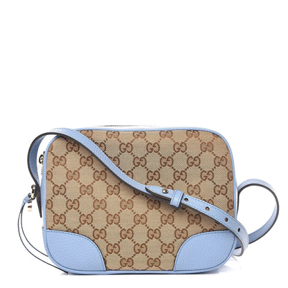 Gucci Monogram Mini Bree Messenger Bag Beige Mineral Blue 1 of 9