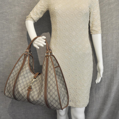 Gucci Monogram Large Joy Shoulder Bag Brown 2 of 9