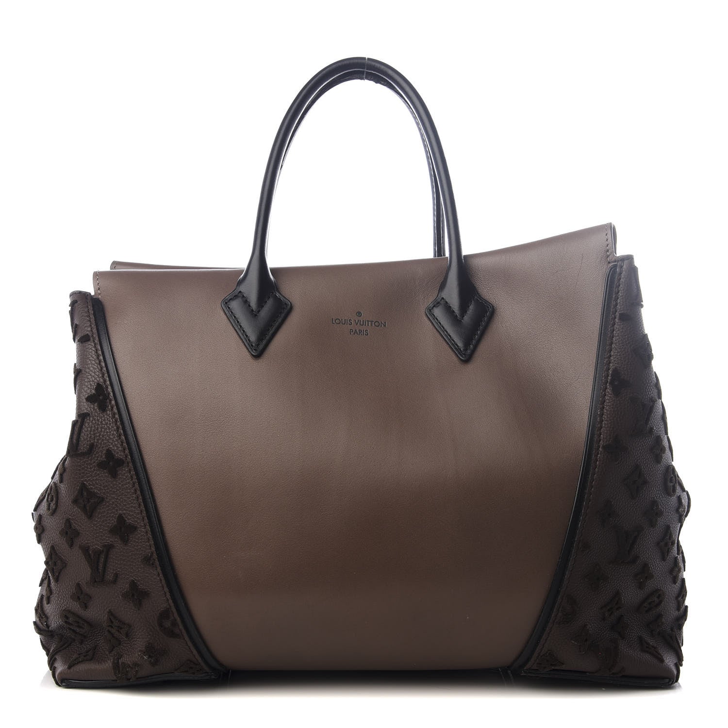 Louis Vuitton Cuir Orfevre Veau Cachemire Tote W GM Gris 1 of 16