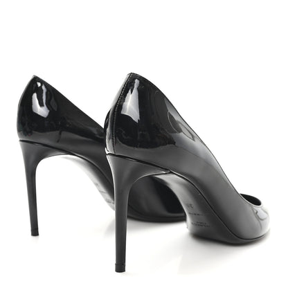 Saint Laurent Patent Calfskin Zoe 85 Pump 38 Black 5 of 10