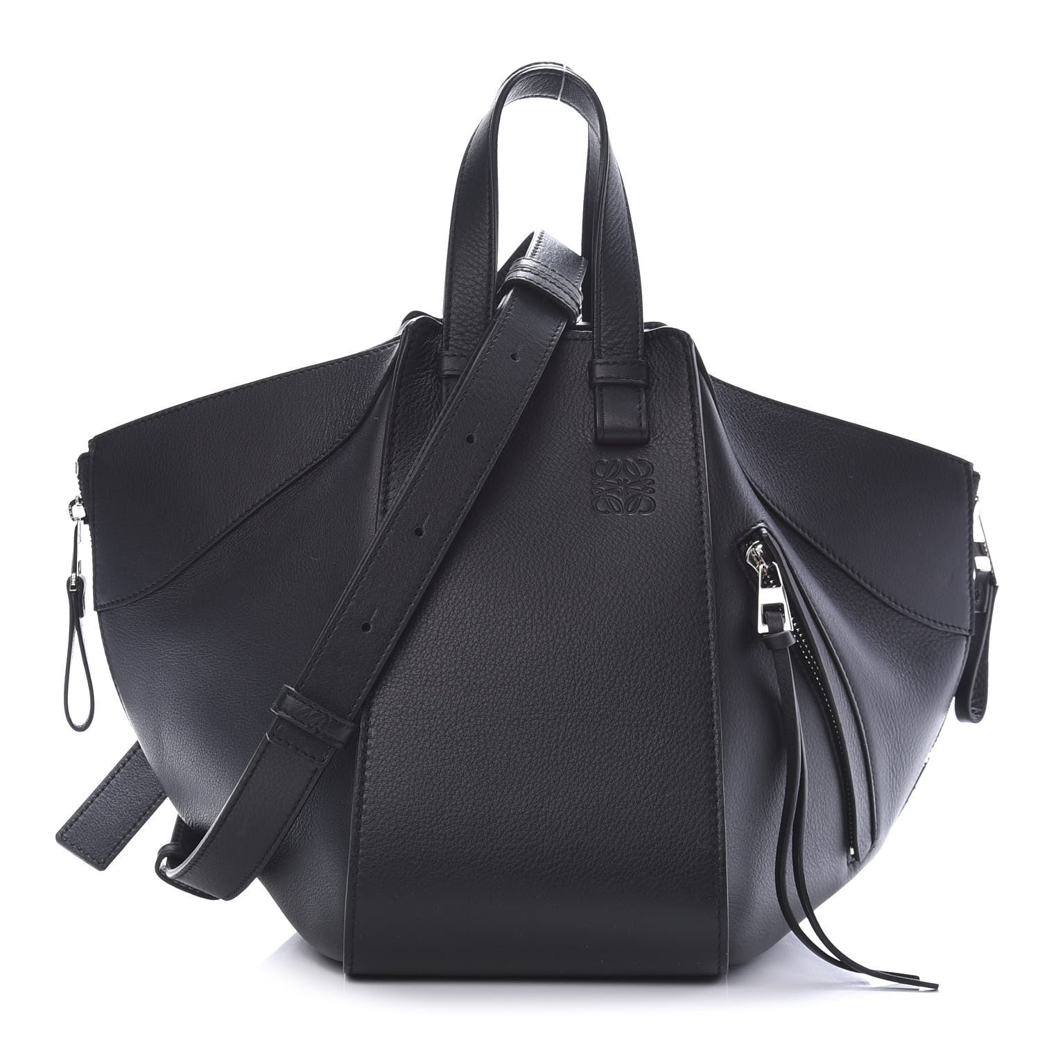 Loewe Calfskin Small Hammock Shoulder Bag Black 1 of 10