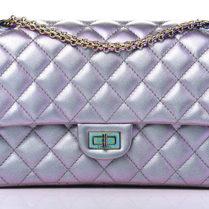 Chanel Iridescent Lambskin Quilted 2.55 Reissue 226 Flap Light Purple 9 of 10