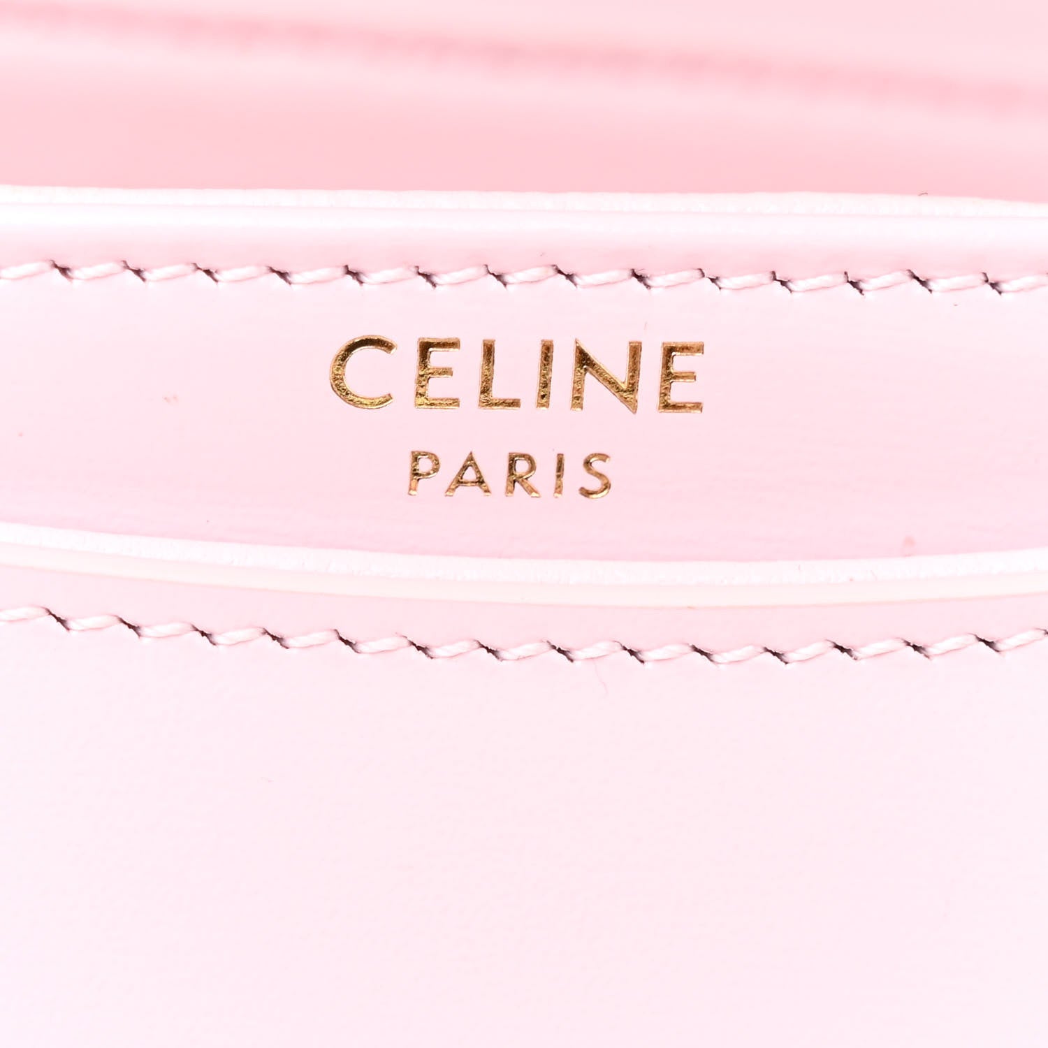 Celine Shiny Calfskin Triomphe Mini Besace Clea Light Pink 6 of 11