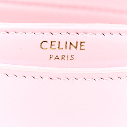 Celine Shiny Calfskin Triomphe Mini Besace Clea Light Pink 6 of 11