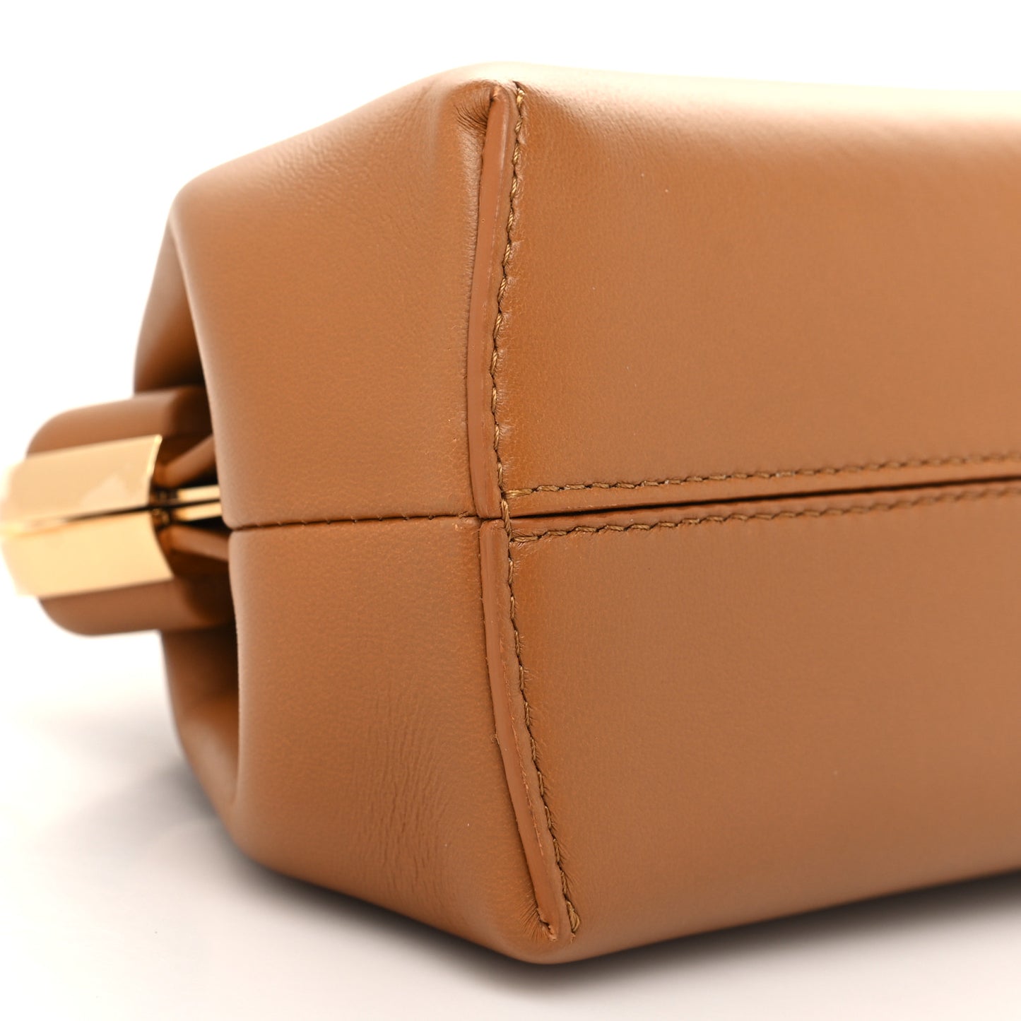 Shiny Nappa Small Fendi First Caramello