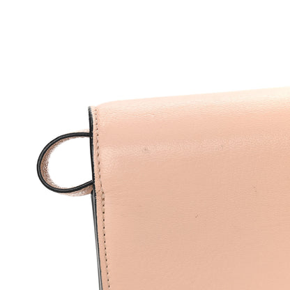 Celine Shiny Goatskin Medium Classic Box Flap Bag Blush 14 of 17