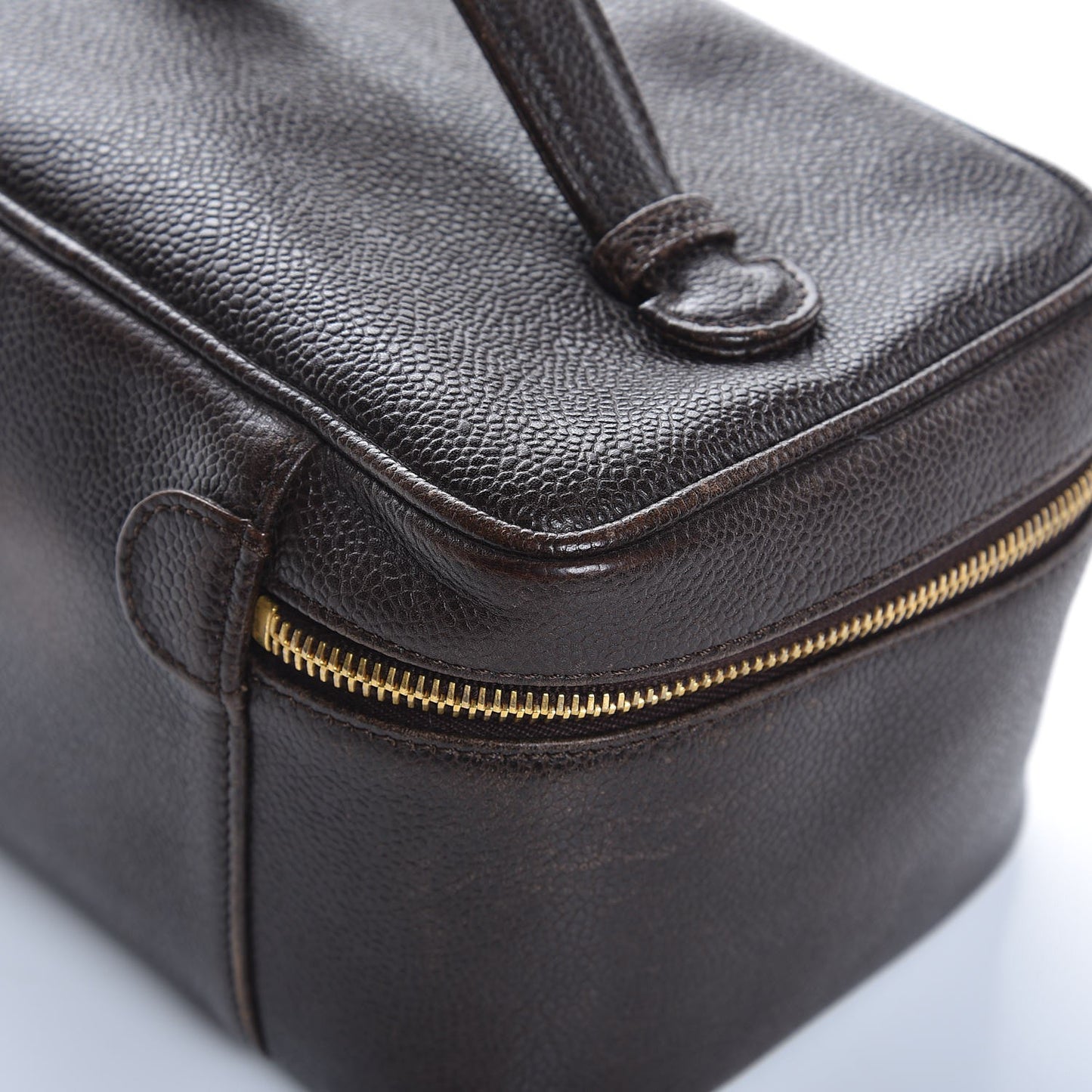 Caviar Vanity Cosmetic Case Brown