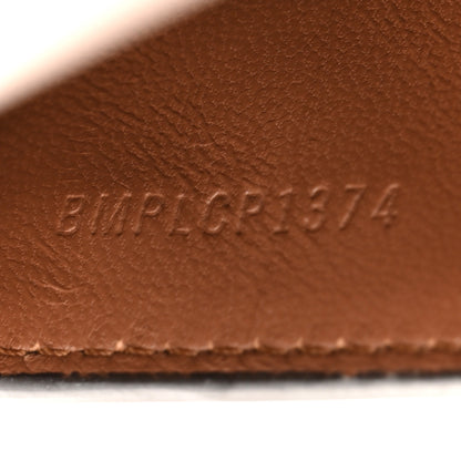 Burberry Smooth Calfskin Canvas Horseferry Print Mini Title Bag with Pocket Natural Malt Brown 8 of 15