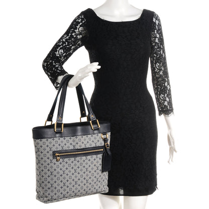 Louis Vuitton Mini Monogram Lucille GM Blue 2 of 7