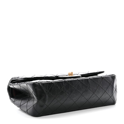 Chanel Aged Calfskin Quilted 2.55 Reissue 225 Flap Black Black 4 of 10