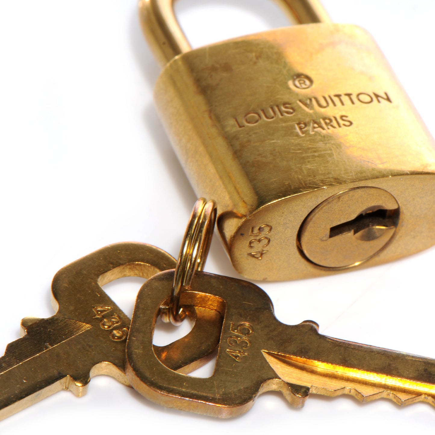 Brass Lock and Key Set #435