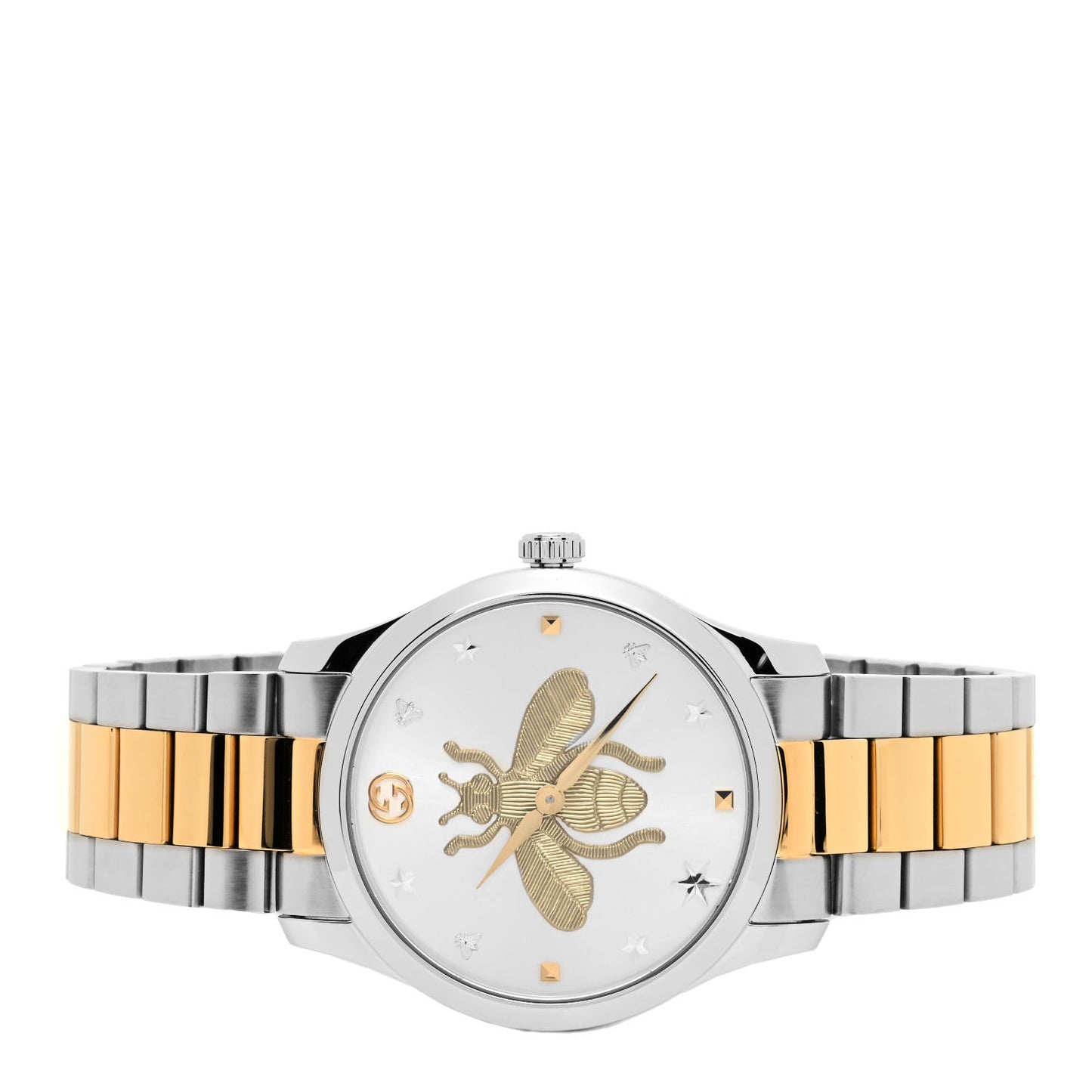 Stainless Steel 38mm G-Timeless Two Tone Bee Quartz Watch