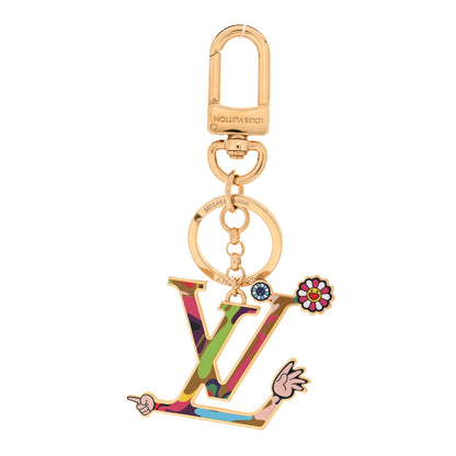 Louis Vuitton LV X TM Iconic Superflat Bag Charm Key Holder Multicolor 1 of 4