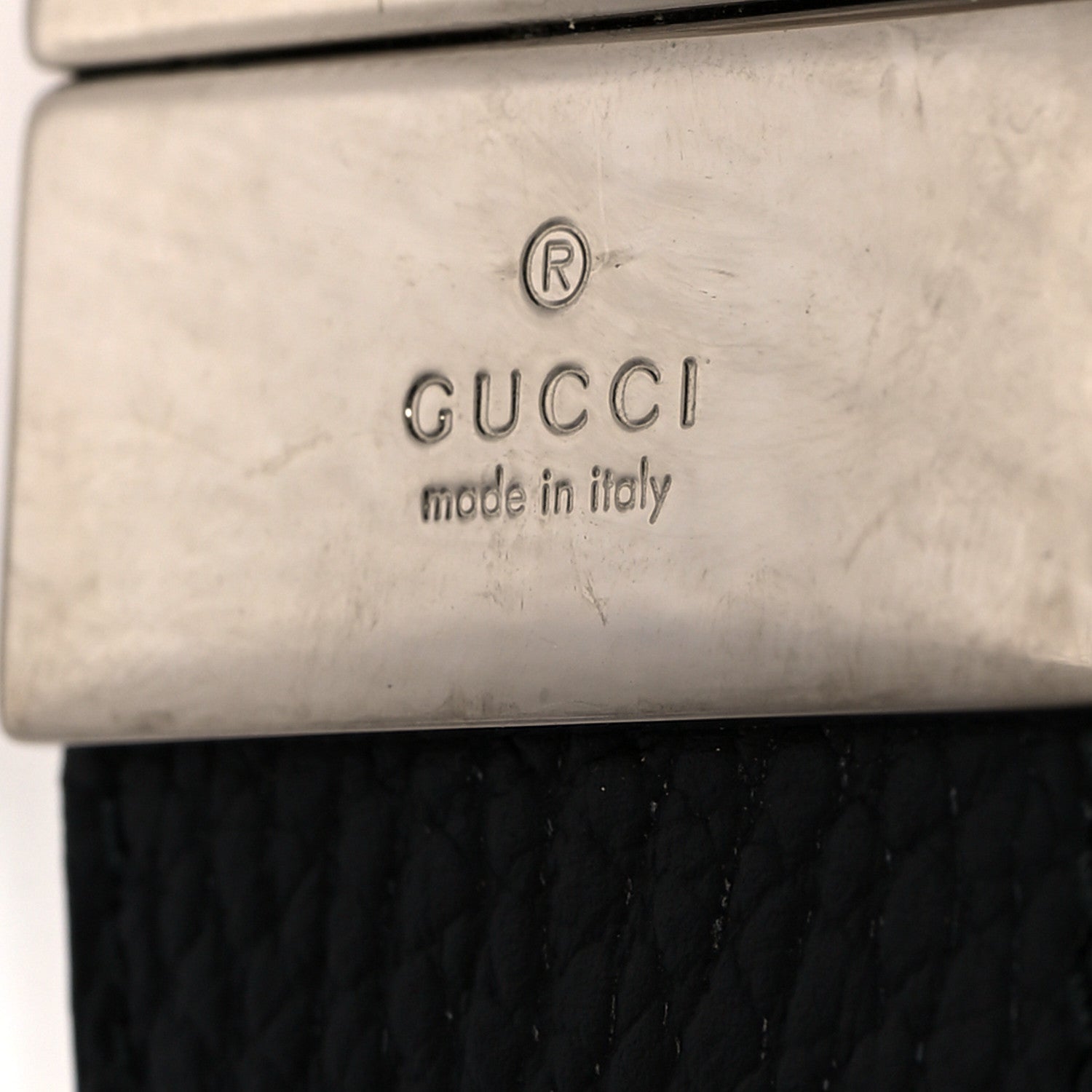 Gucci Calfskin 1973 Belt 95 38 Black 5 of 6