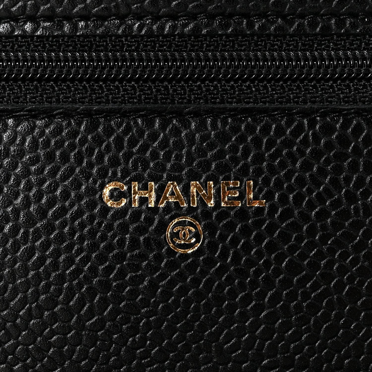 Chanel Caviar Quilted Wallet on Chain WOC Black 6 of 13