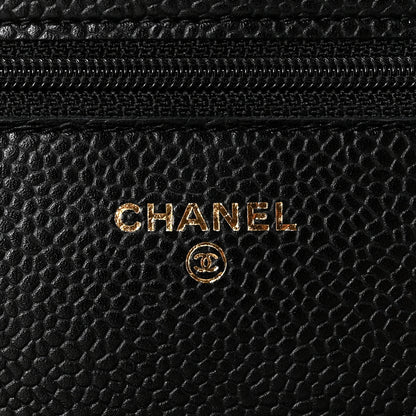 Chanel Caviar Quilted Wallet on Chain WOC Black 6 of 13