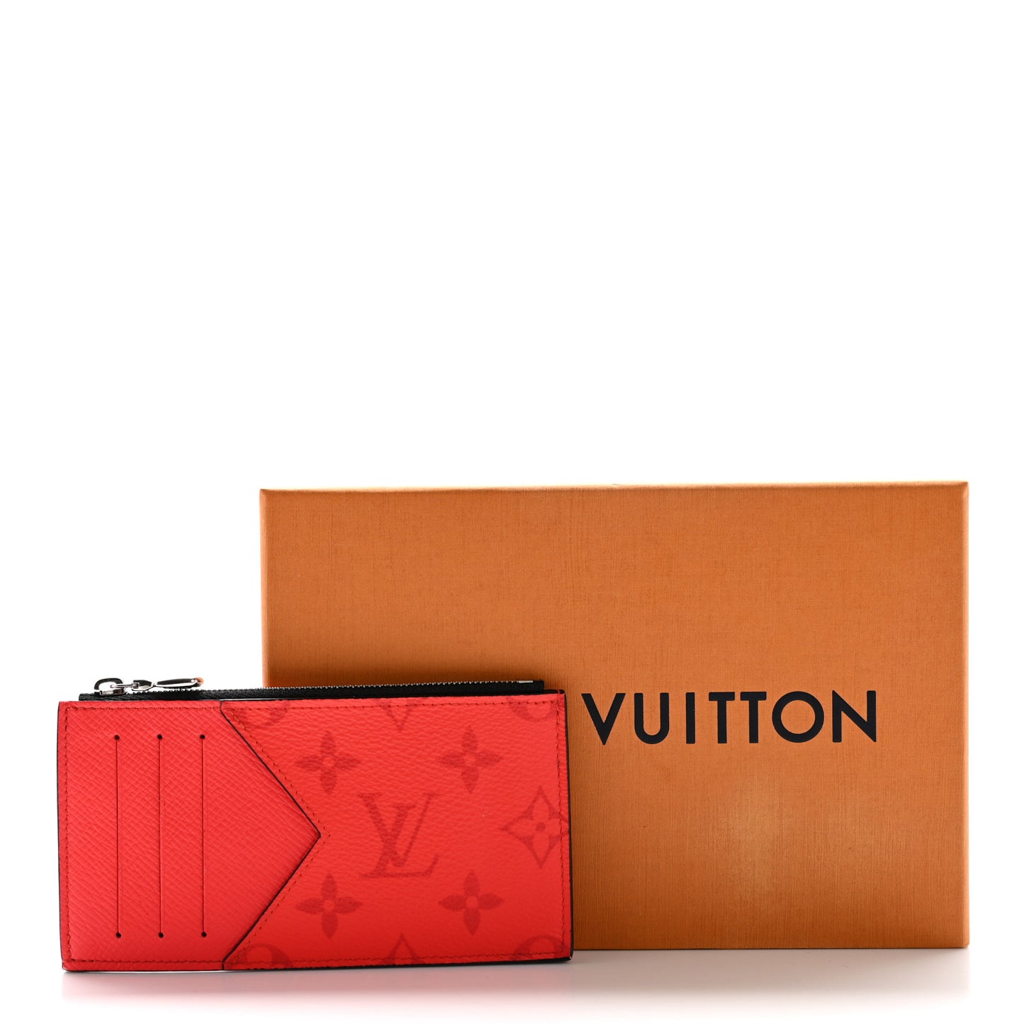 Taigarama Coin Card Holder Fire Red