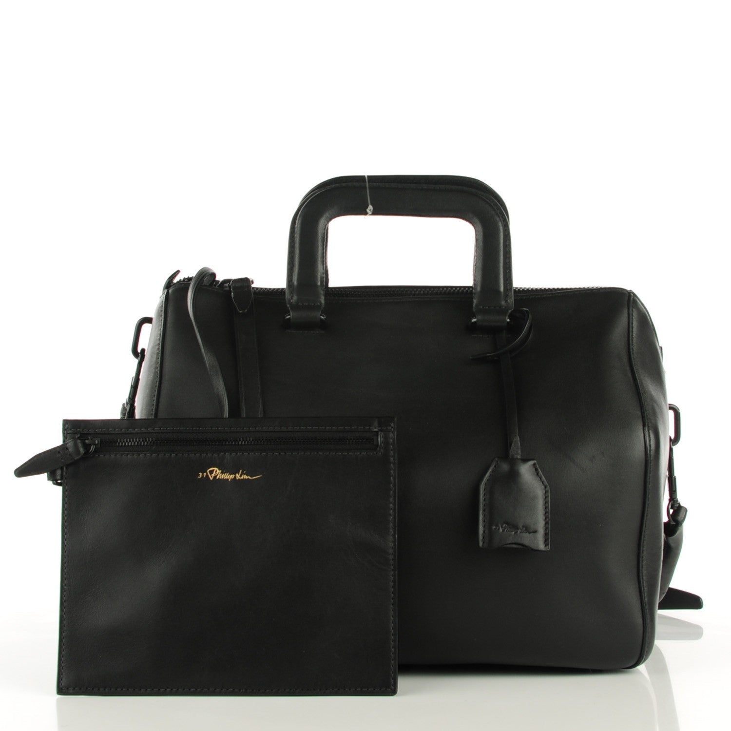 3.1 Phillip Lim 3.1 Calfskin Medium Wednesday Boston Black 5 of 11
