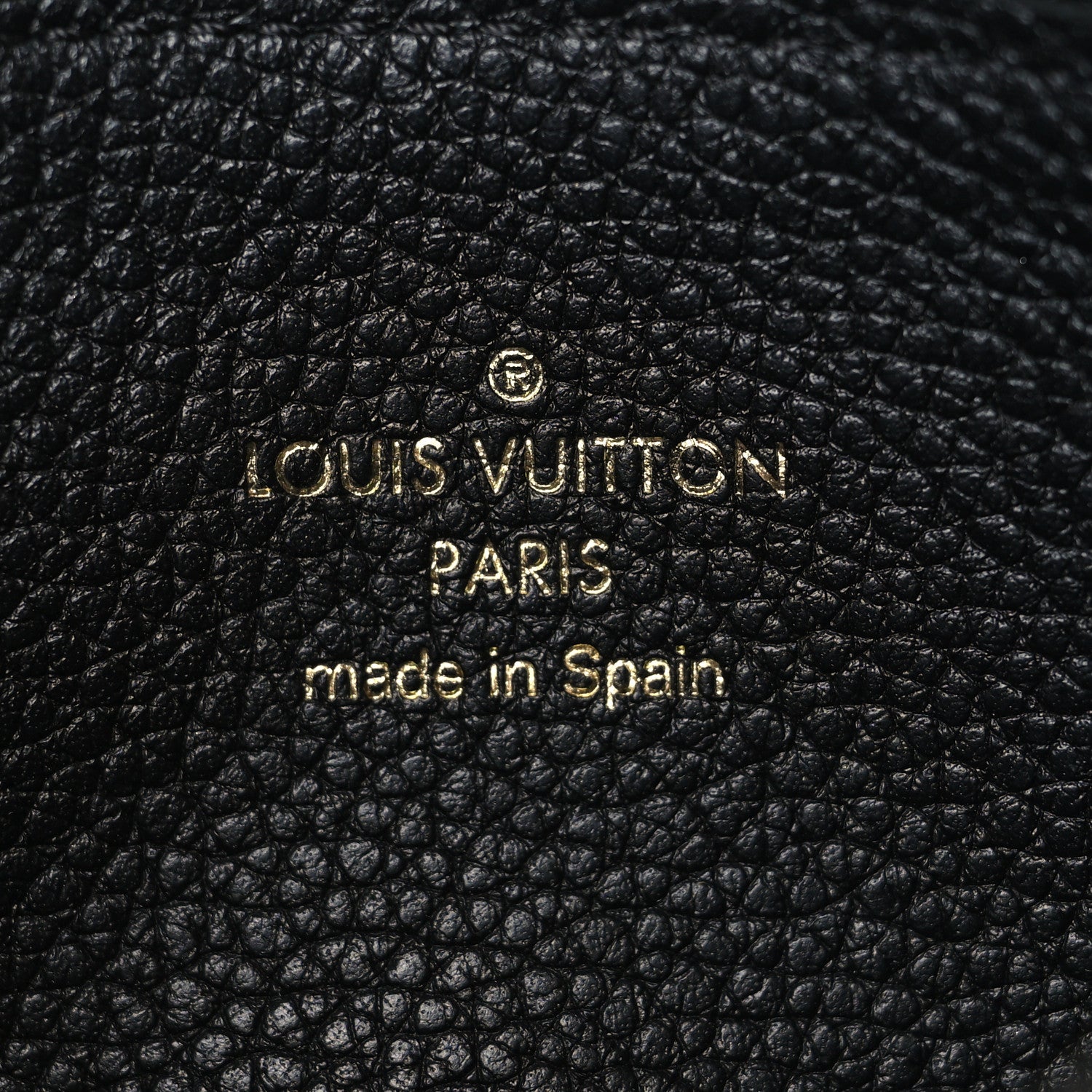 Louis Vuitton Empreinte Felicie Chain Wallet Zippered Insert Black 6 of 7