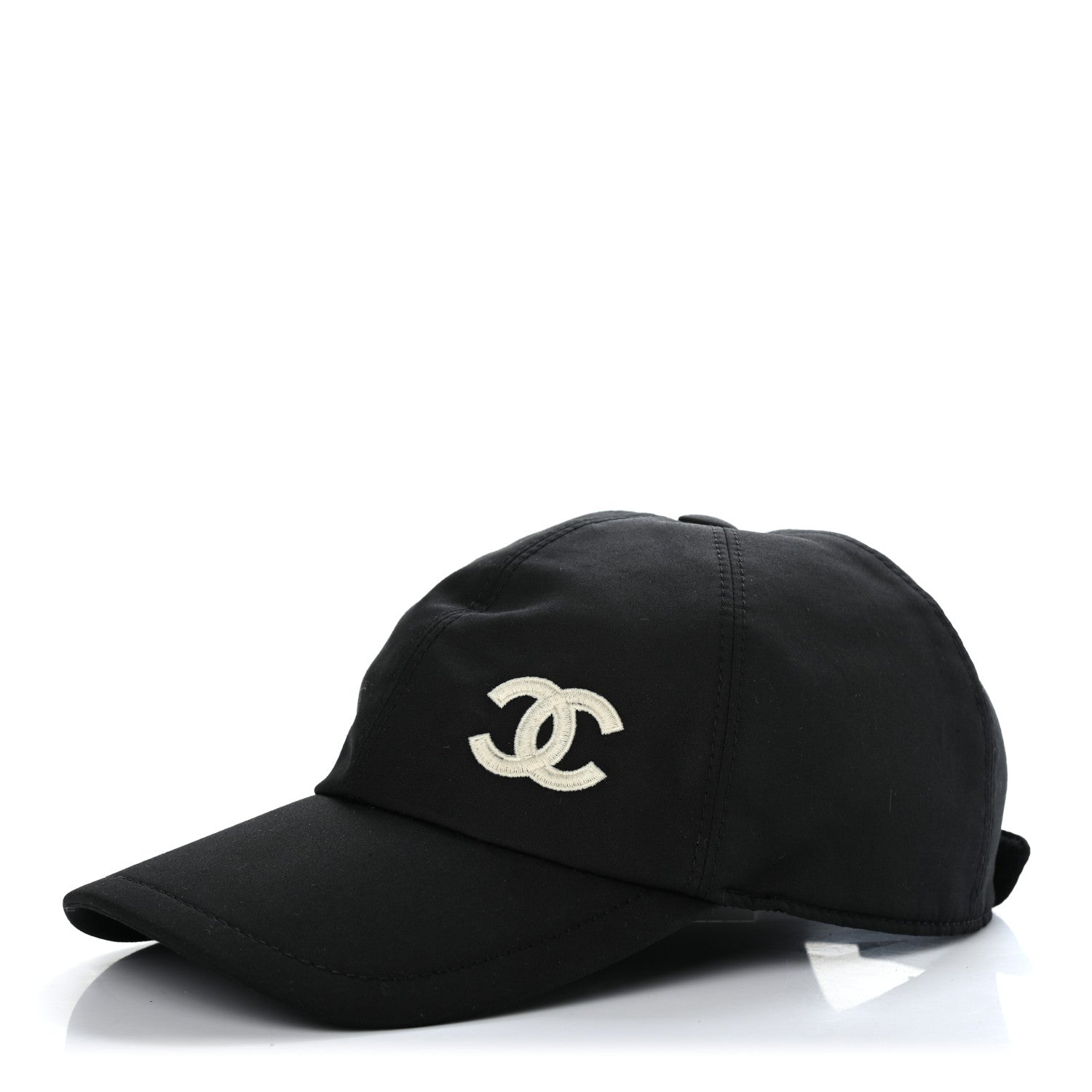 Chanel Cotton CC Cap Hat Black 1 of 8