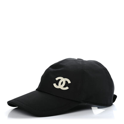 Chanel Cotton CC Cap Hat Black 1 of 8