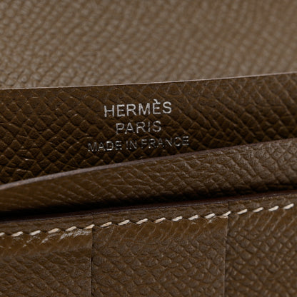 Hermes Epsom Bearn Gusset Wallet Etoupe 6 of 9