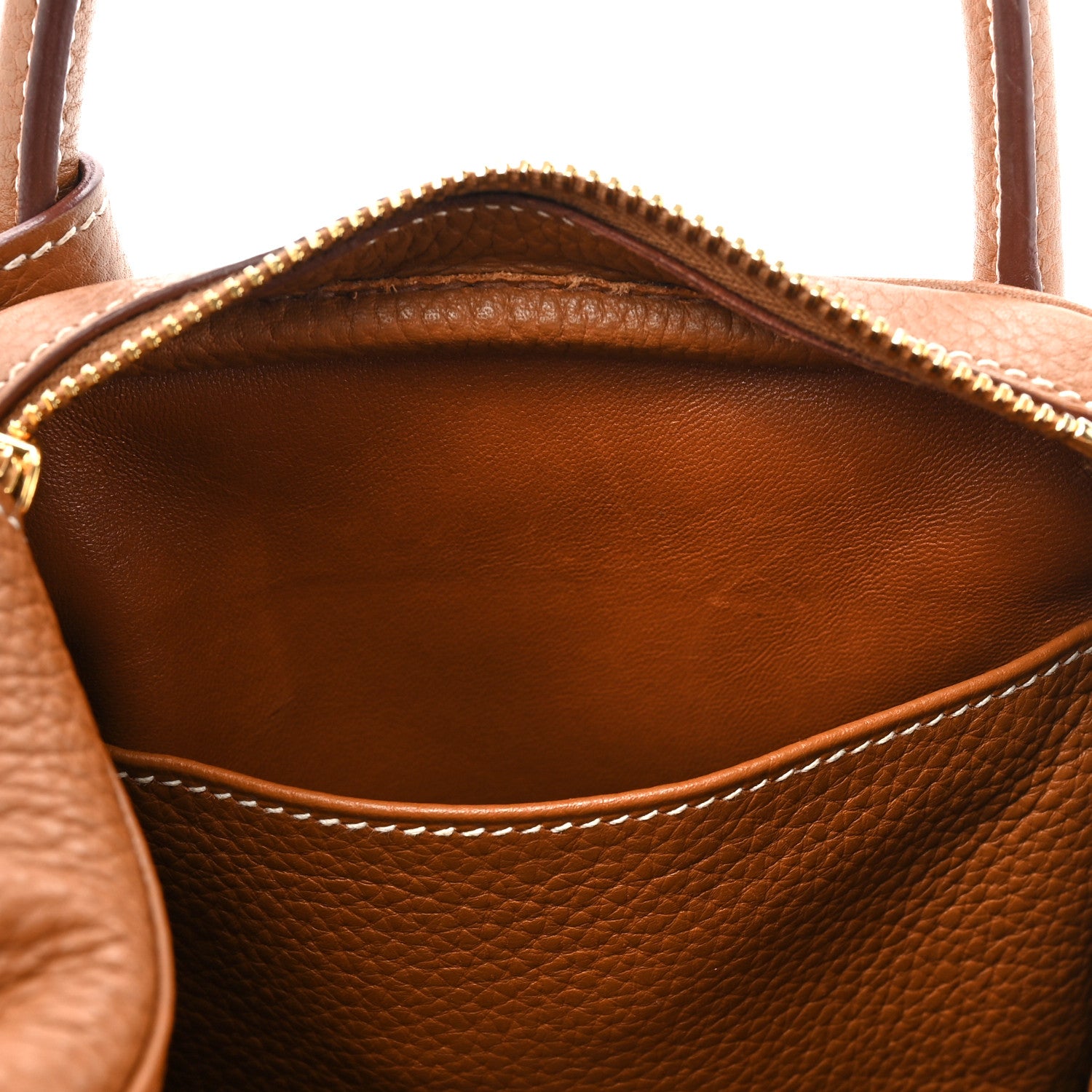 Hermes Taurillon Clemence Lindy 30 Gold 11 of 17