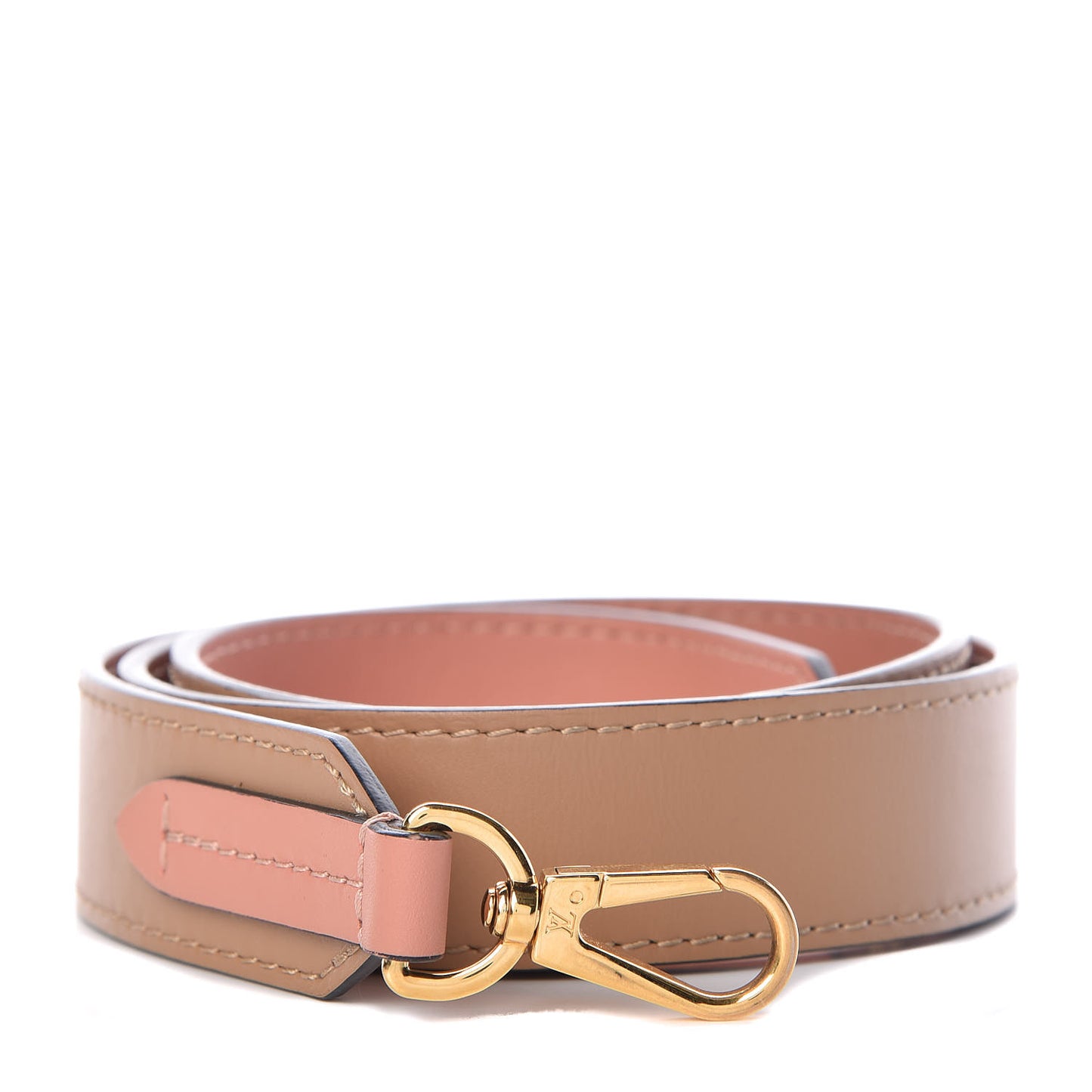 Calfskin Tuileries Besace Shoulder Strap Sesame Peach Creme