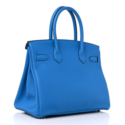 Hermes Togo Verso Birkin 30 Bleu Zanzibar Malachite 3 of 11