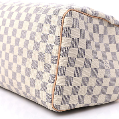 Louis Vuitton Damier Azur Speedy 30 10 of 13