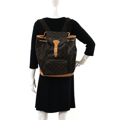 Louis Vuitton Monogram Montsouris GM Backpack 2 of 8