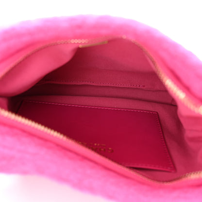 Chanel Cashmere Tweed Quilted CC Links Hobo Fuchsia 4 of 9