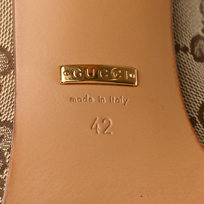 Gucci Monogram Over the Knee Boots 42 Beige Ebony 6 of 10