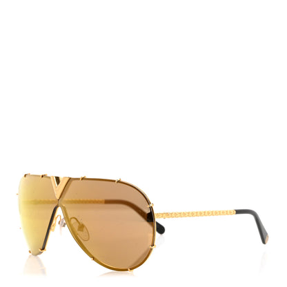 Louis Vuitton LV Drive Sunglasses Z0896W Gold 1 of 7