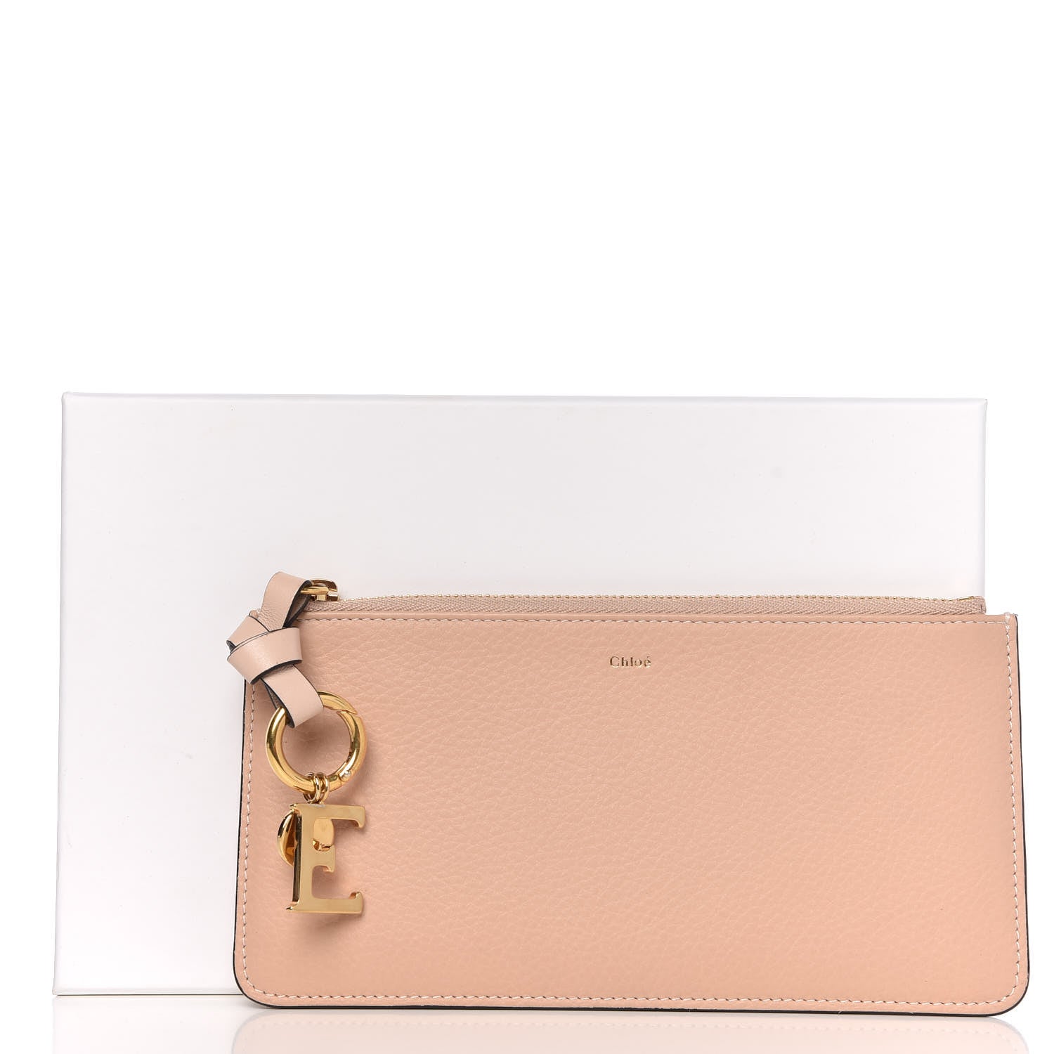 Chloe Calfskin Alphabet Long Zipped Wallet Blush Nude 10 of 10