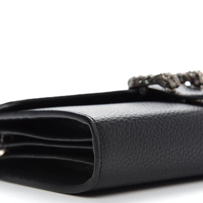 Saint Laurent GUCCI Calfskin Mini Dionysus Chain Wallet Black 8 of 11