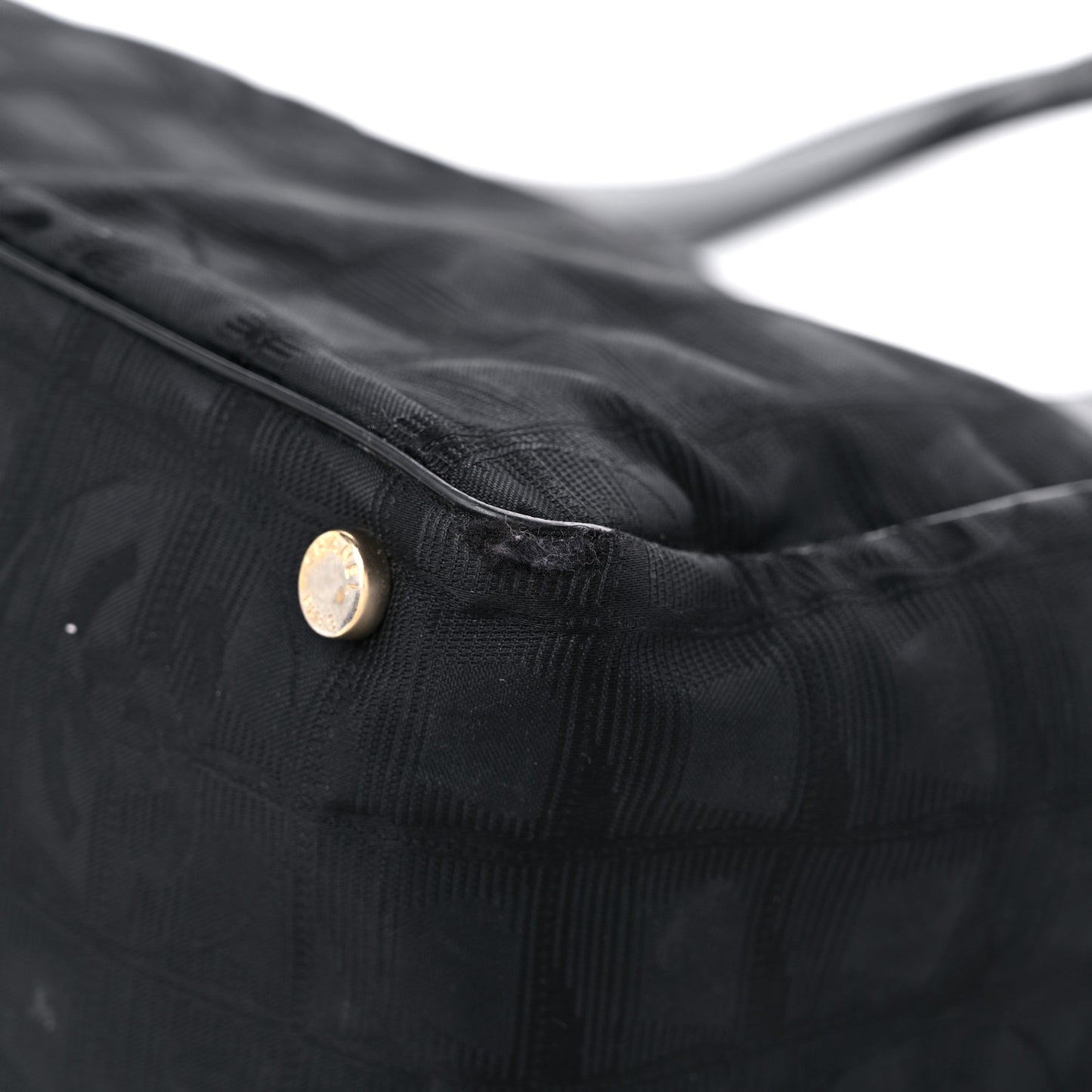 Nylon Medium Travel Tote Black