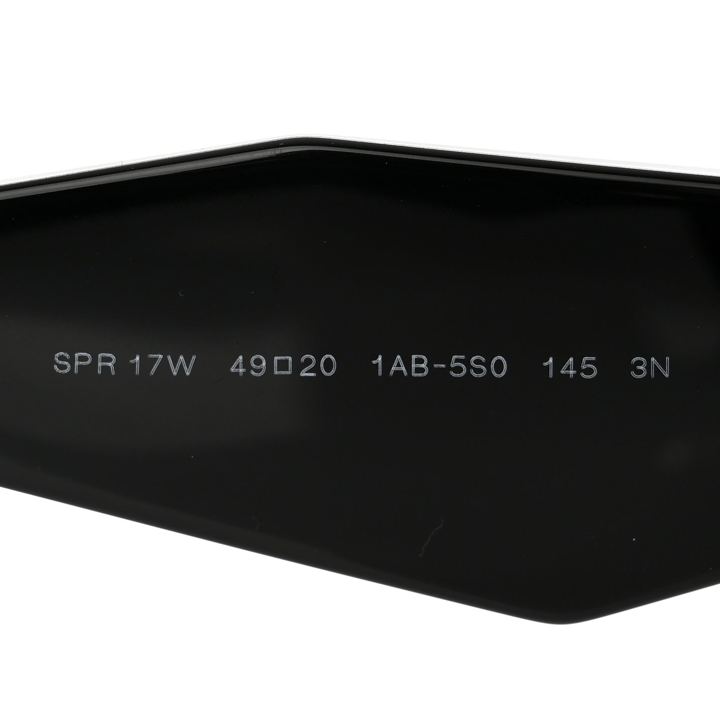 Acetate Symbole Sunglasses SPR 17W Black