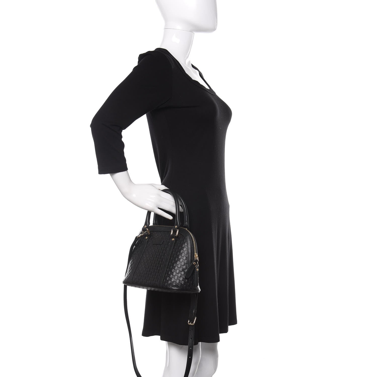 Gucci Microguccissima Mini Dome Bag Black 3 of 11