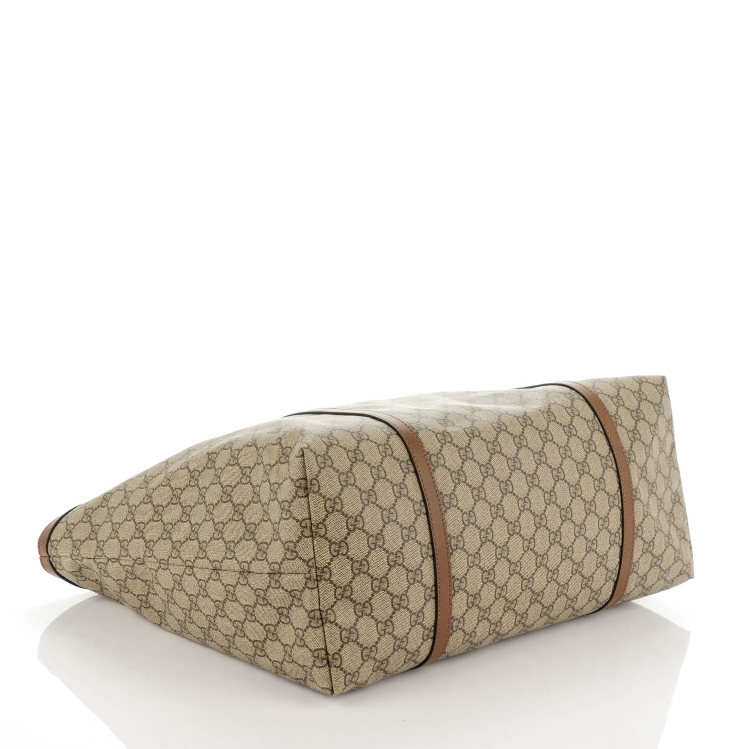 Gucci GG Supreme Monogram Large Nice Tote Brown 4 of 7