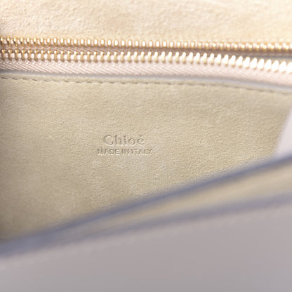 Chloe Calfskin Suede Medium Faye Shoulder Bag Motty Grey 6 of 9
