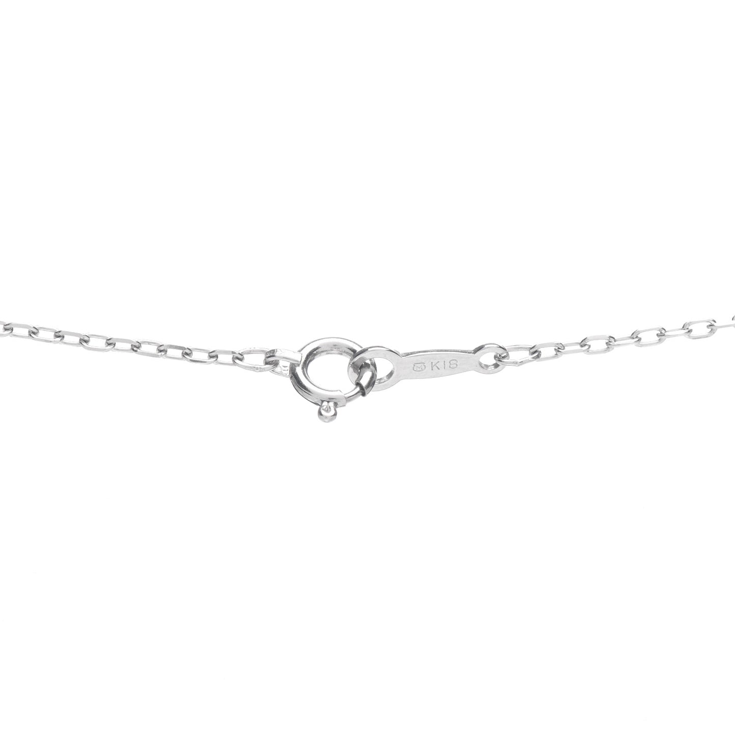 18K White Gold South Sea Pearl 10mm Drop Pendant Necklace