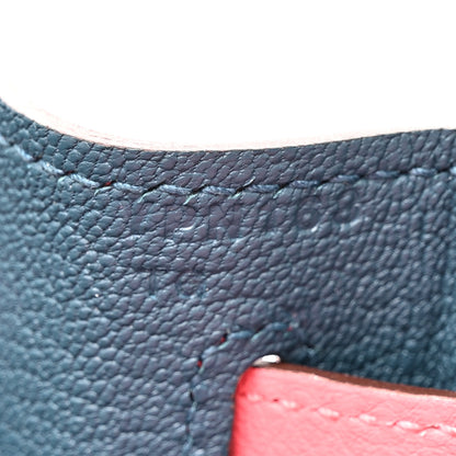 Hermes Evercolor Verso Kelly Retourne 28 Rose D'Ete Cobalt 6 of 11
