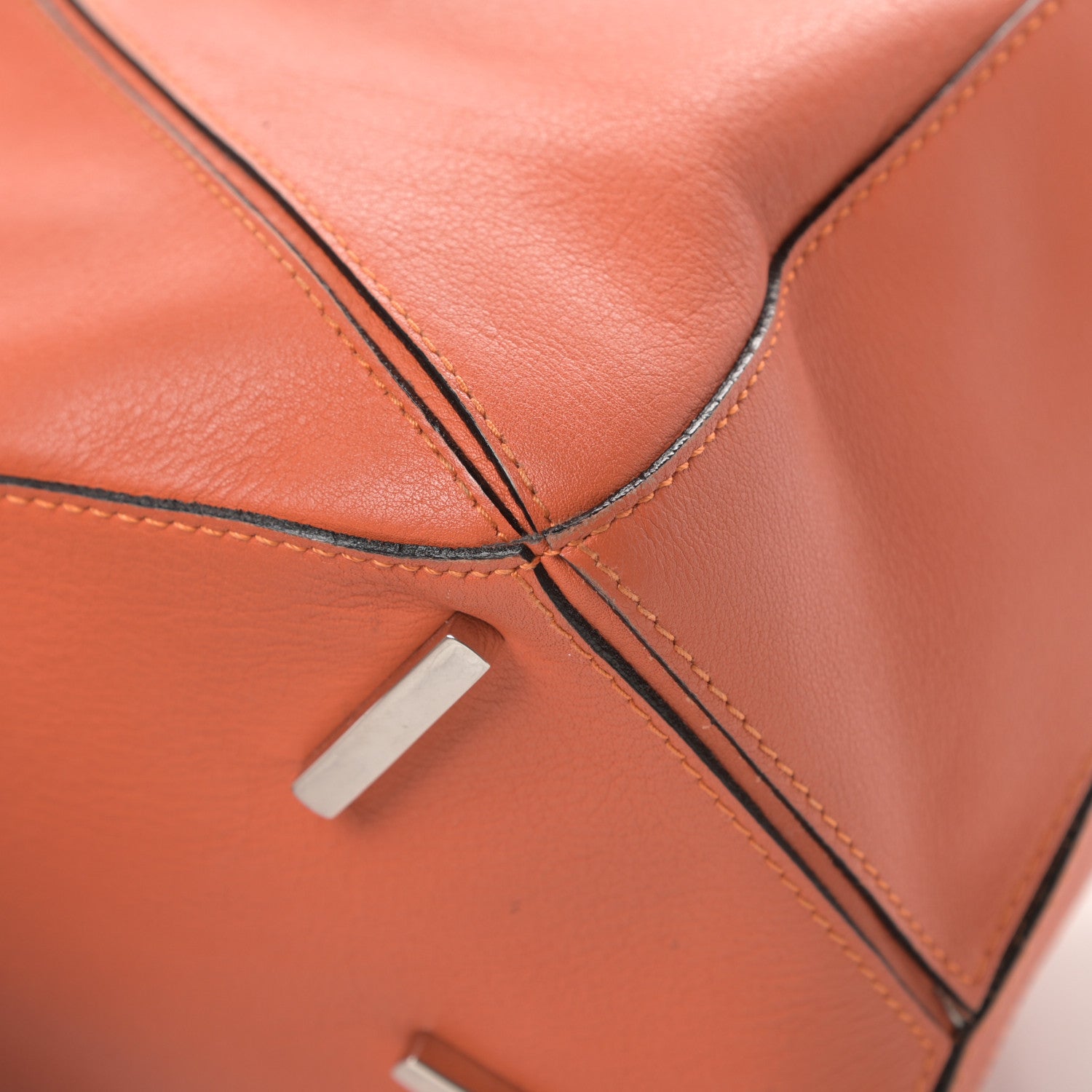 Loewe Calfskin Medium Puzzle Bag Coral 11 of 16