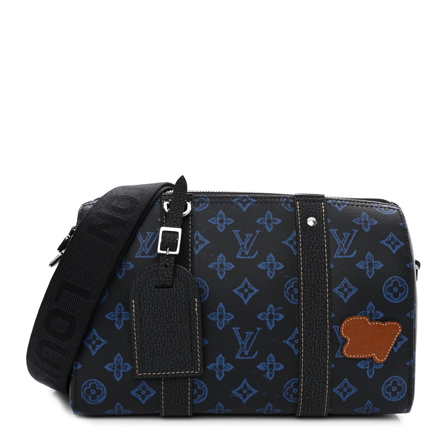 Monogram City Keepall Blue