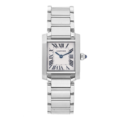 Cartier Stainless Steel 20mm Tank Francaise Quartz Watch 1 of 4